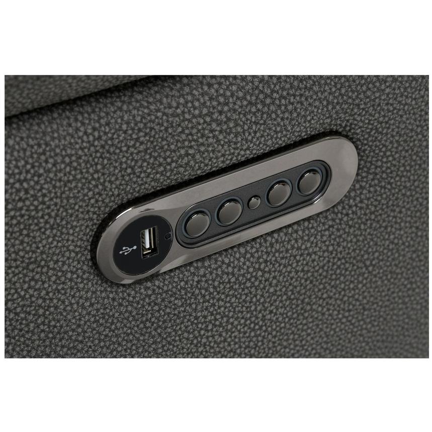 Karly Dark Gray Power Reclining Sectional  alternate image, 6 of 8 images.