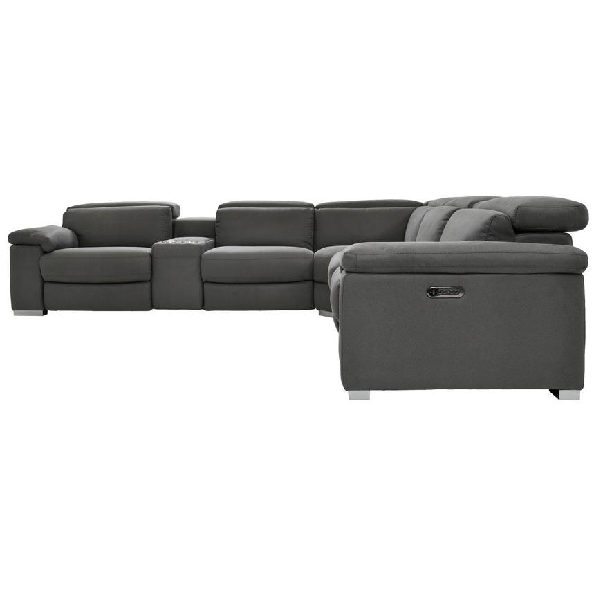 Karly Dark Gray Power Reclining Sectional alternate image, 2 of 8 images.