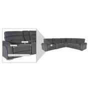 Kim Gray Power Reclining Sectional with 6PCS/2PWR  alternate image, 7 of 7 images.