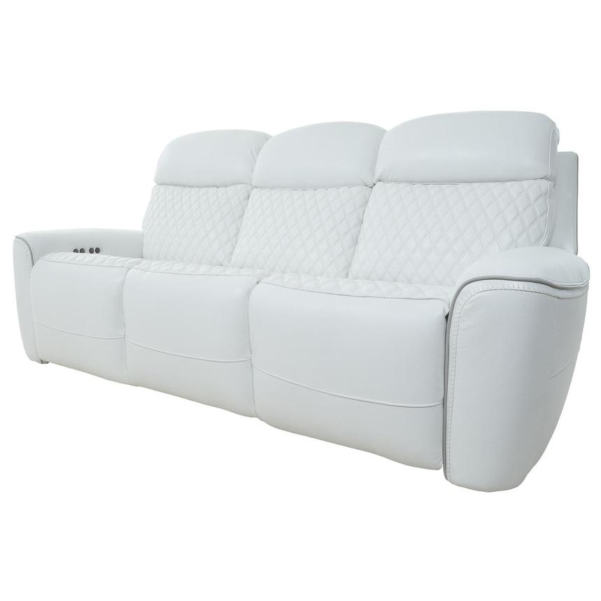 Softee White Leather Power Reclining, White Leather Reclining Loveseats