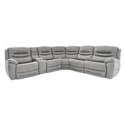 Dan Gray Power Reclining Sectional with 6PCS/2PWR  main image, 1 of 8 images.