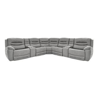 Dan Gray Power Reclining Sectional with 7PCS/3PWR