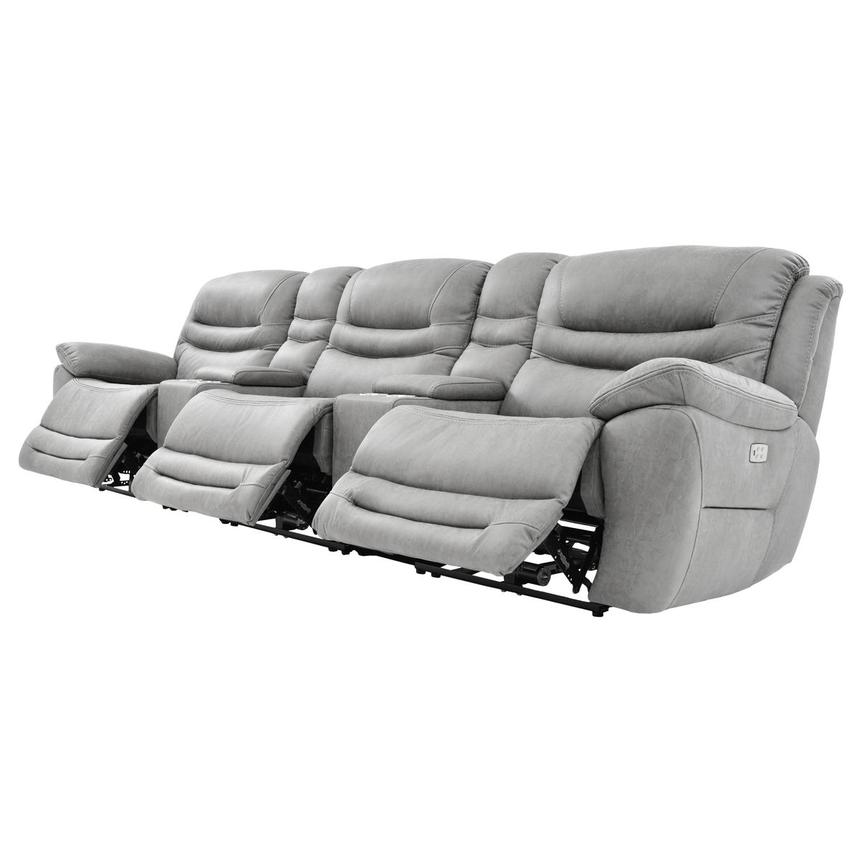 Dan Gray Home Theater Seating with 5PCS/3PWR alternate image, 3 of 9 images.