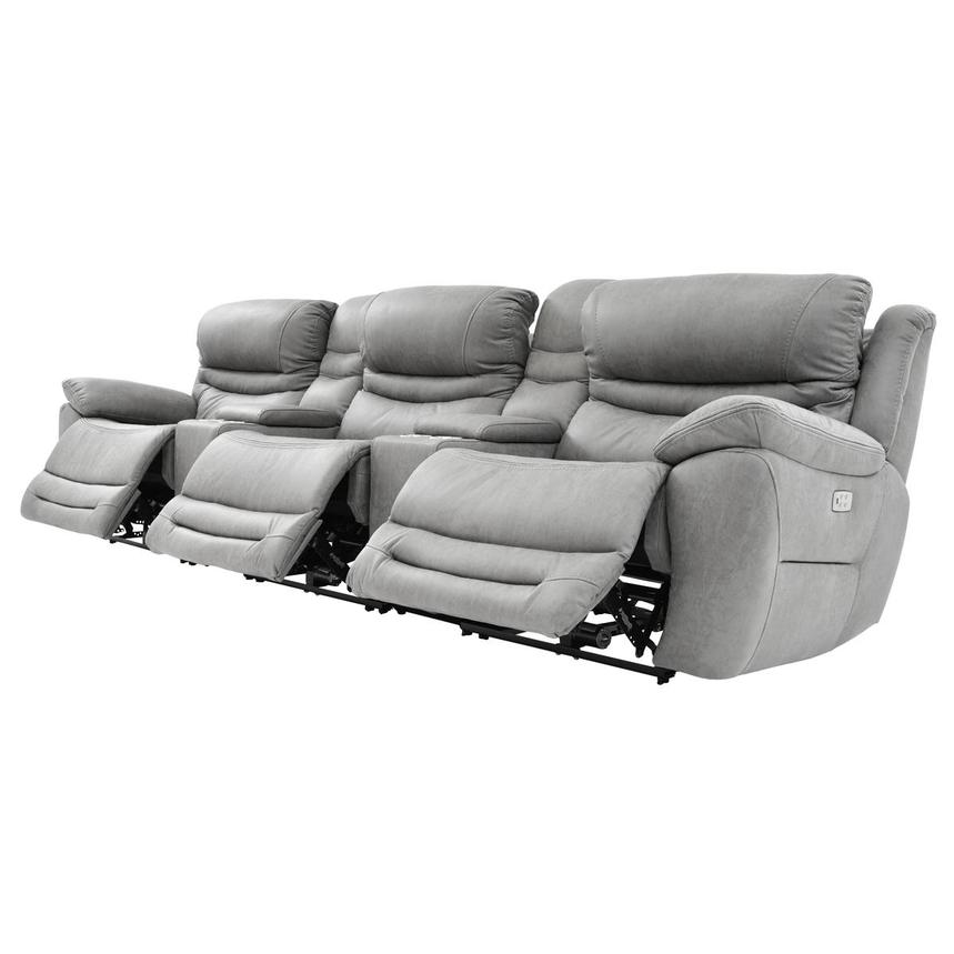 Dan Gray Home Theater Seating with 5PCS/3PWR alternate image, 4 of 9 images.