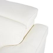 Charlie White Leather Power Reclining Sectional with 6PCS/2PWR  alternate image, 9 of 13 images.
