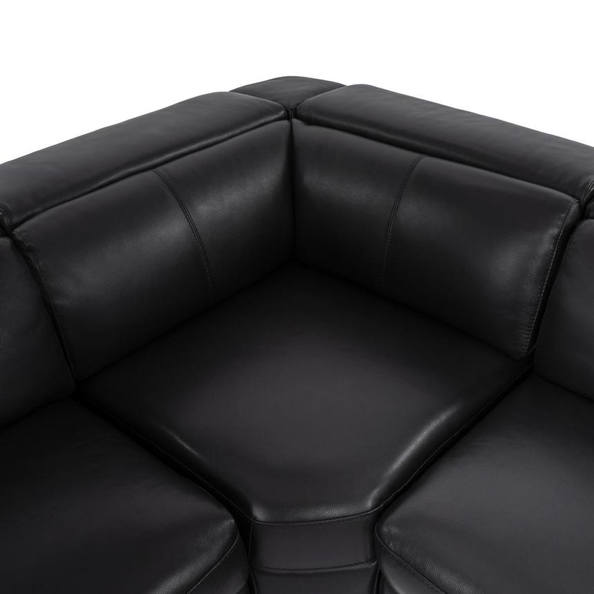 Charlie Black Leather Power Reclining Sectional with 6PCS/2PWR alternate image, 4 of 12 images.