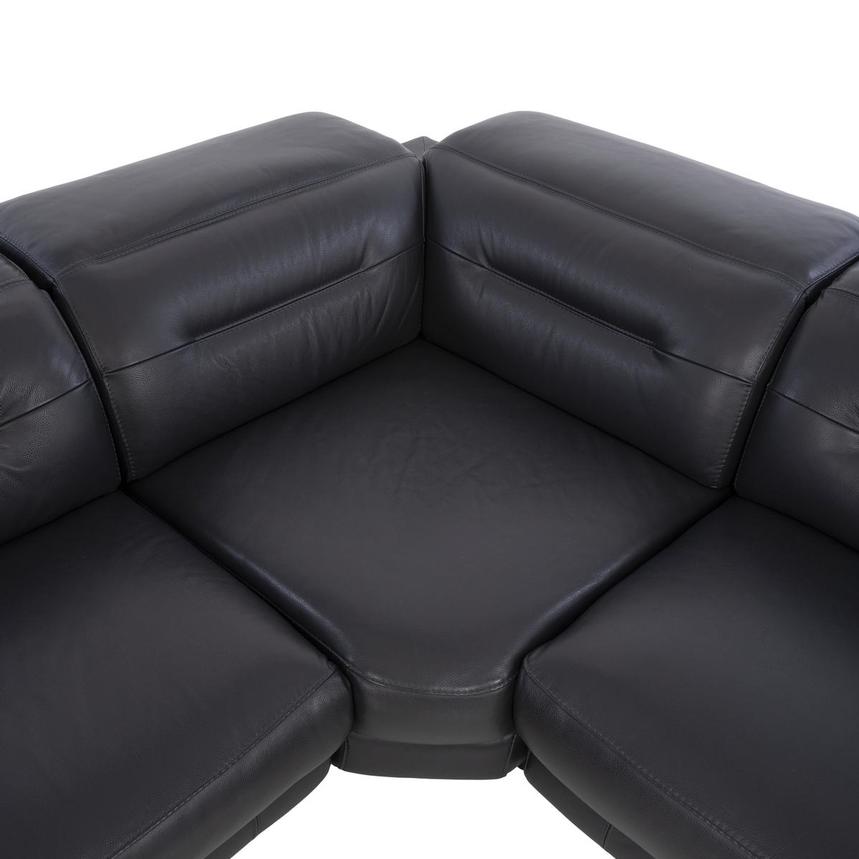 Anabel Gray Leather Power Reclining Sectional with 6PCS/2PWR  alternate image, 5 of 13 images.