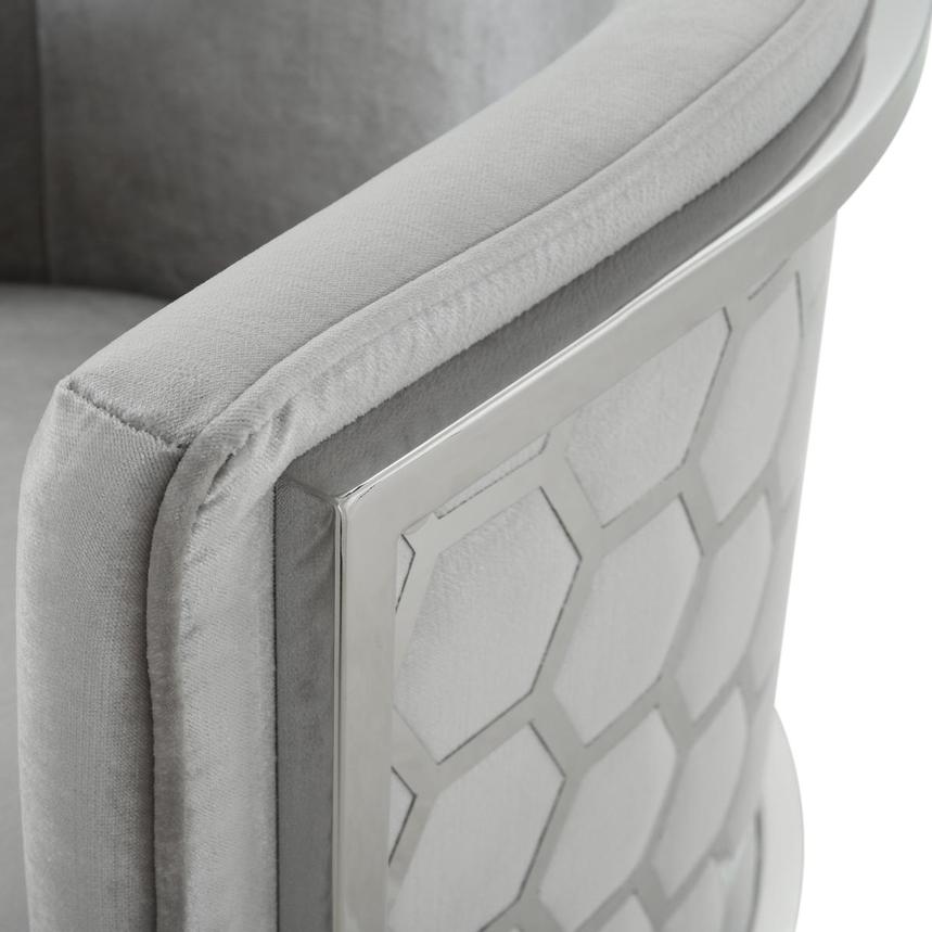 Hastings Light Gray Accent Chair  alternate image, 6 of 10 images.