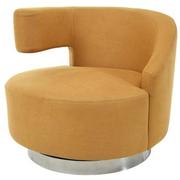 Okru II Yellow Accent Chair w/2 Pillows  alternate image, 3 of 13 images.