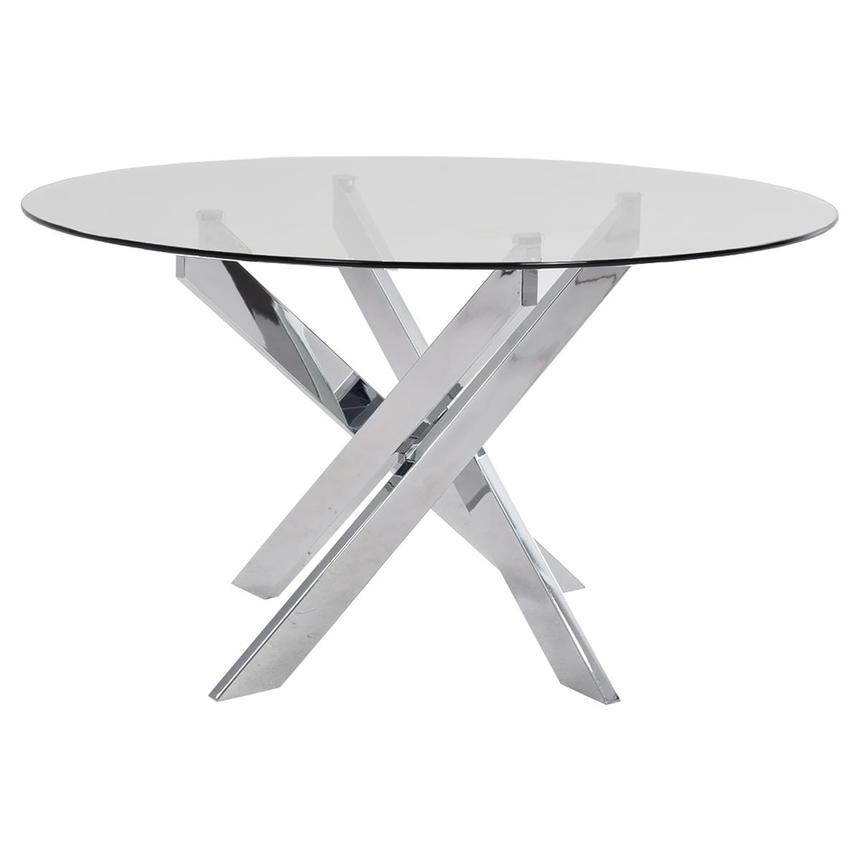 Dusty Blue Polished 5-Piece Dining Set  alternate image, 2 of 8 images.