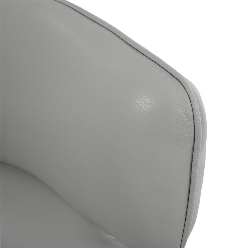 Arlene Gray Leather Accent Chair  alternate image, 5 of 8 images.