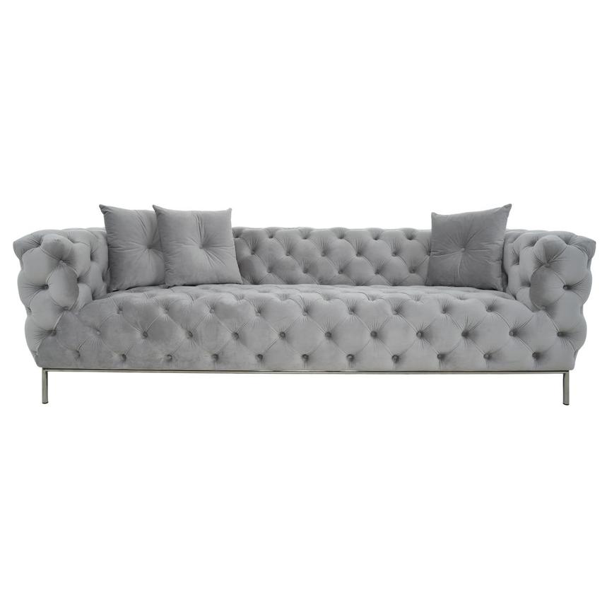 Crandon Light Gray 2-Piece Living Set (Sofa & Chair)  alternate image, 3 of 3 images.