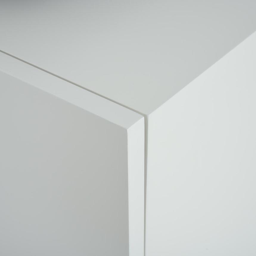 Concord White Electric Fireplace  alternate image, 8 of 9 images.