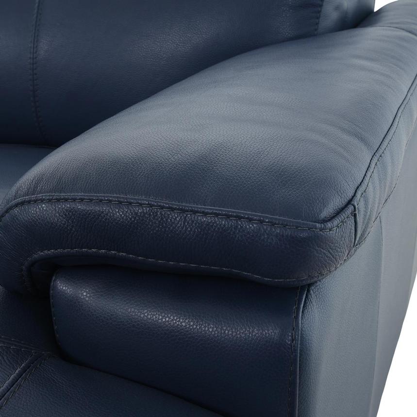 Charlie Blue Corner Sofa w/Right Chaise  alternate image, 11 of 15 images.