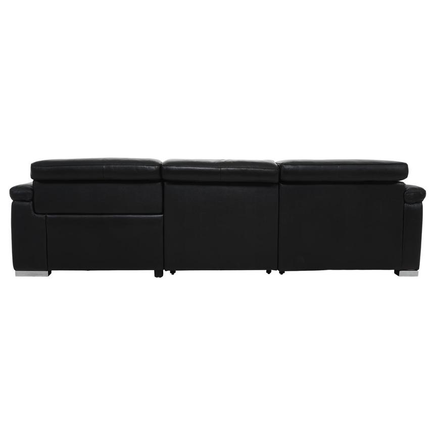 Charlie Black Corner Sofa w/Right Chaise  alternate image, 6 of 13 images.