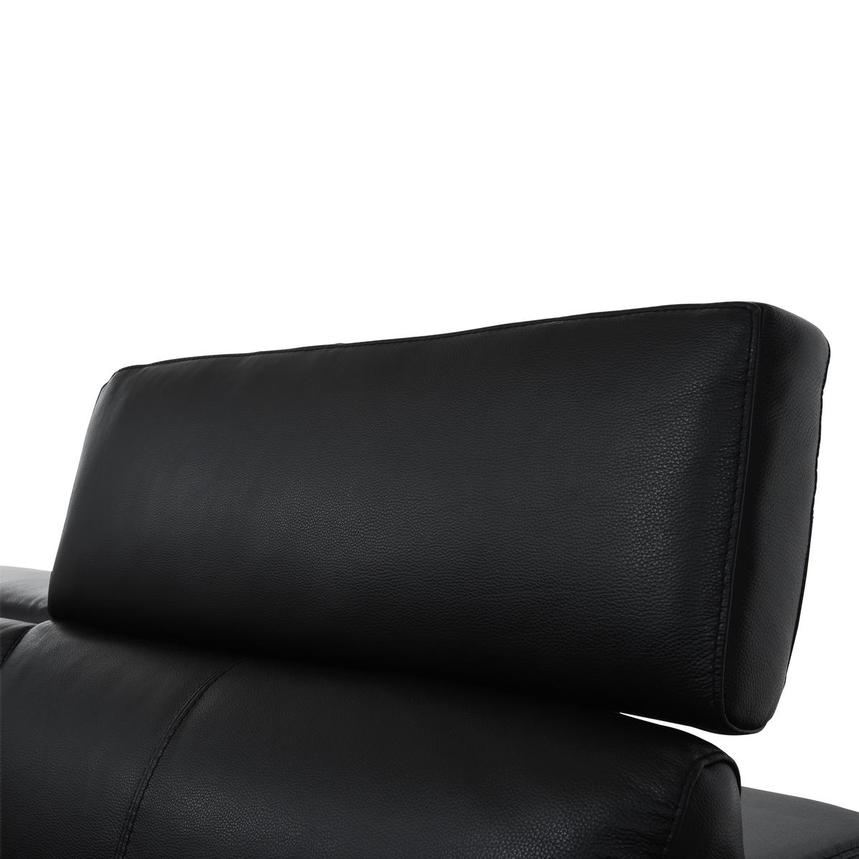 Charlie Black Corner Sofa w/Right Chaise alternate image, 9 of 13 images.