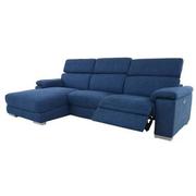 Karly Blue Corner Sofa w/Left Chaise  alternate image, 2 of 11 images.