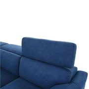 Karly Blue Corner Sofa w/Left Chaise  alternate image, 7 of 11 images.