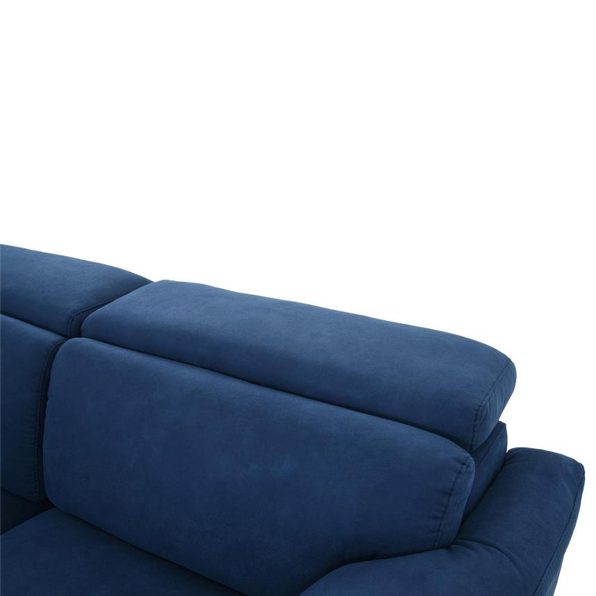 Karly Blue Corner Sofa w/Left Chaise  alternate image, 8 of 11 images.