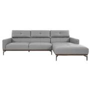 Nate Gray Corner Sofa w/Right Chaise  alternate image, 6 of 14 images.