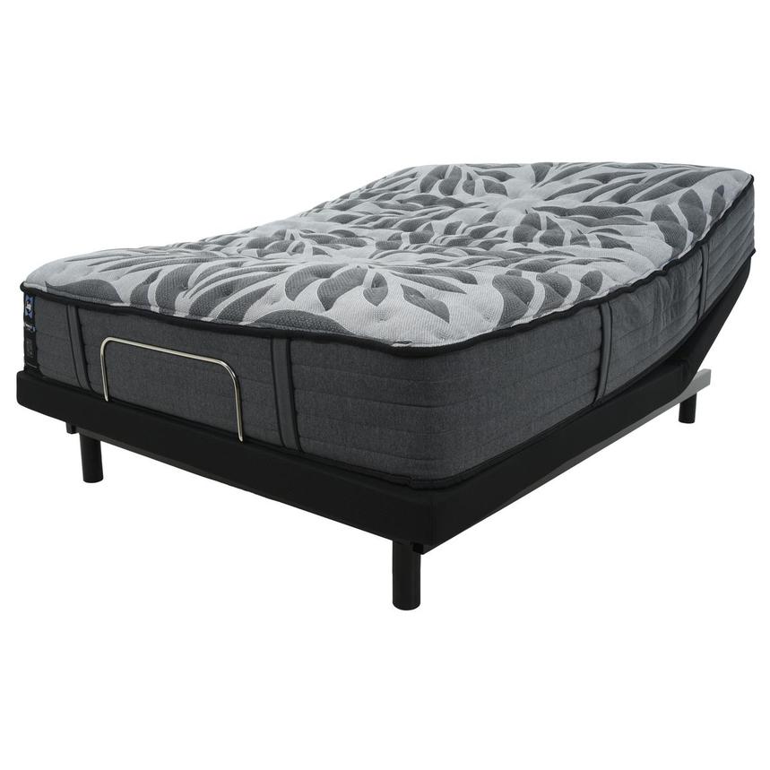 Satisfied ll Med-Firm TT King Mattress w/Ease® Powered Base by Stearns & Foster  main image, 1 of 7 images.