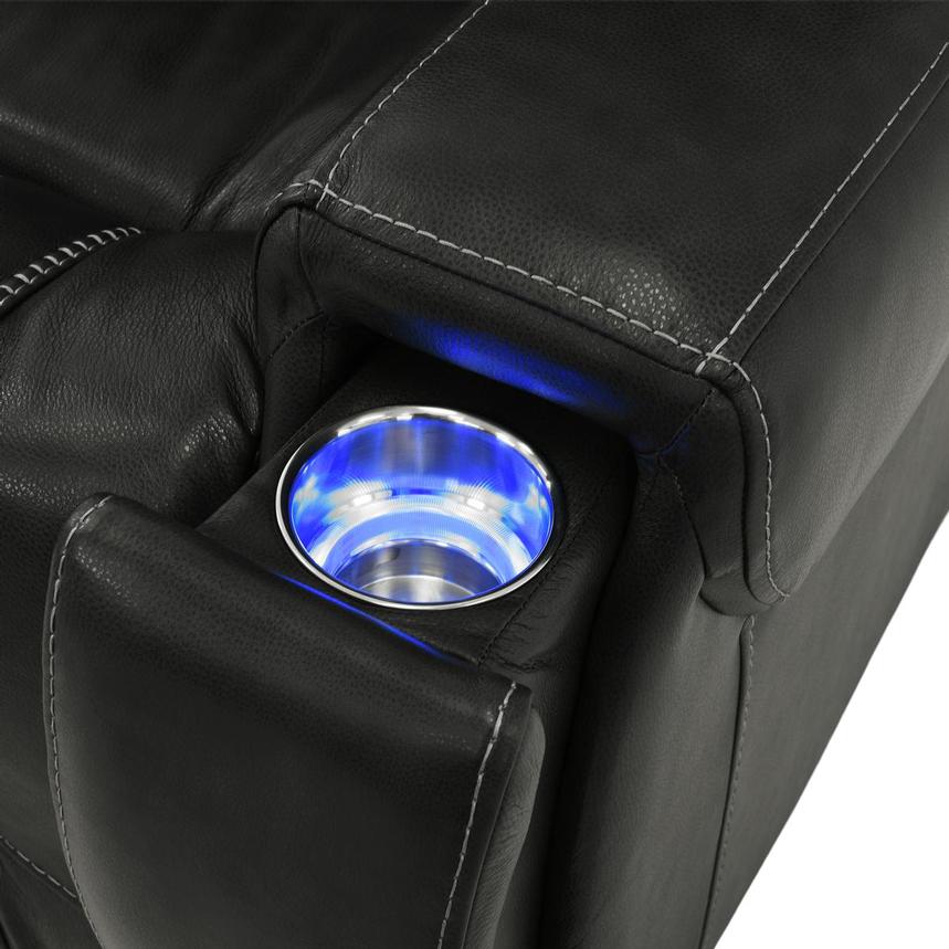 Bruce Leather Power Recliner alternate image, 9 of 12 images.