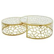 Lacey Gold Nesting Tables Set of 2  alternate image, 5 of 10 images.