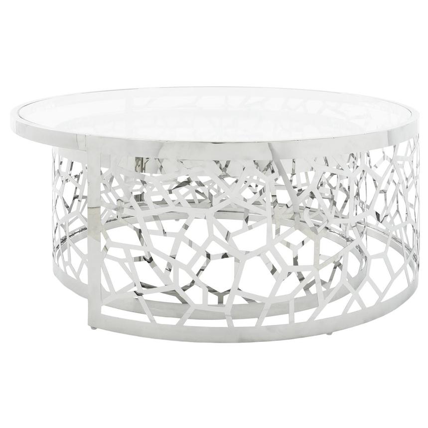 Lacey Silver Nesting Tables Set of 2 alternate image, 4 of 9 images.