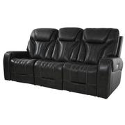 Bruce Power Reclining Leather Sofa  alternate image, 2 of 10 images.