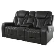 Bruce Power Reclining Leather Sofa w/Console  alternate image, 2 of 12 images.