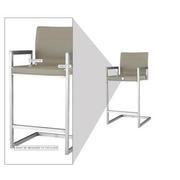 Carlyn Taupe Counter Stool  alternate image, 10 of 10 images.