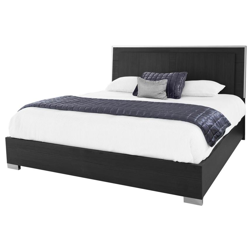 Verona Black 5-Piece King Bedroom Set alternate image, 4 of 8 images.