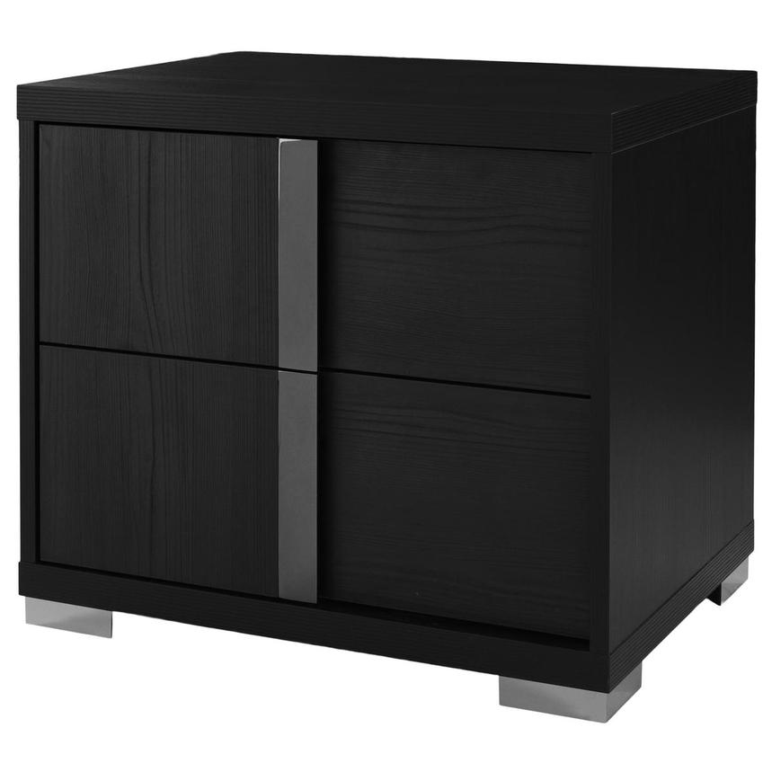 Verona Black Left Nightstand alternate image, 4 of 11 images.