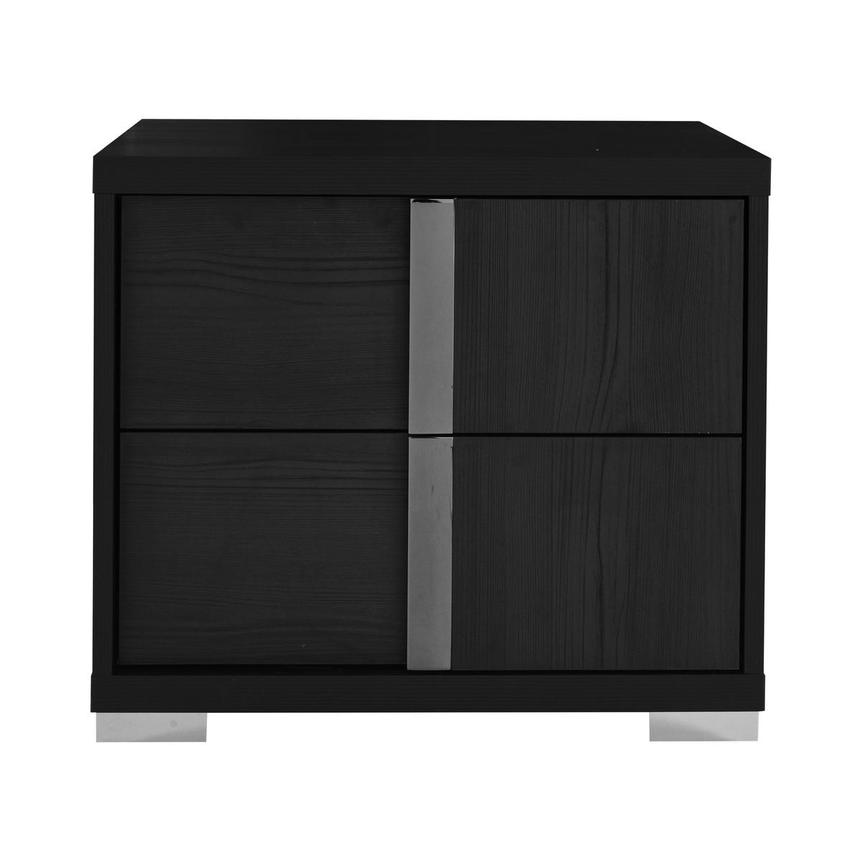 Verona Black 5-Piece Queen Bedroom Set  alternate image, 6 of 8 images.