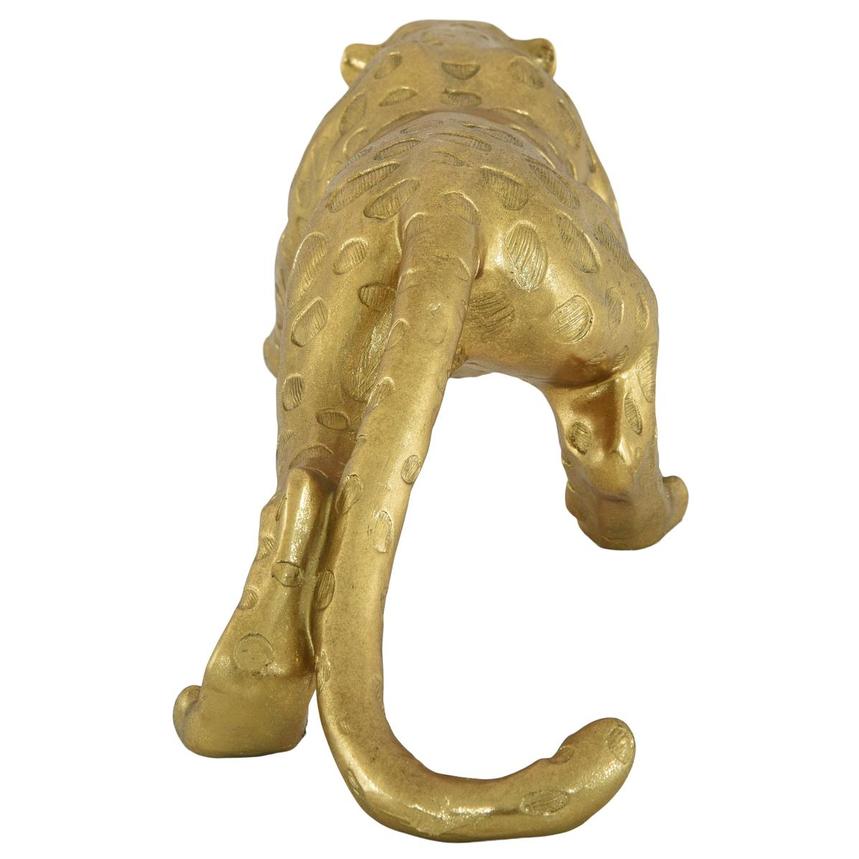 Brass Leopard Statue in Golden Color Rare Metal Crafts Decorative Panther  Sculpture Office Desk Table Décor Weight 1.360 KG Approx. 