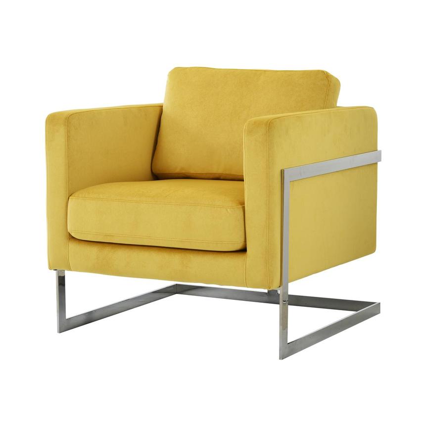Emma Yellow Accent Chair  main image, 1 of 9 images.