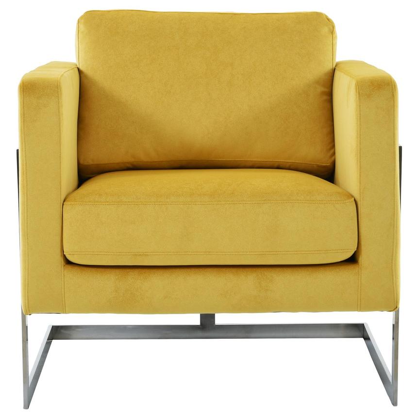 Emma Yellow Accent Chair  alternate image, 4 of 10 images.