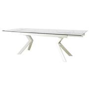 Landon Silver Extendable Dining Table  alternate image, 2 of 10 images.