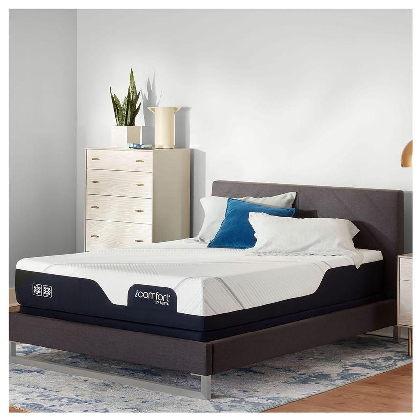 CF 2000Firm Twin XL Mattress w/Essentials V Powered Base by Serta El