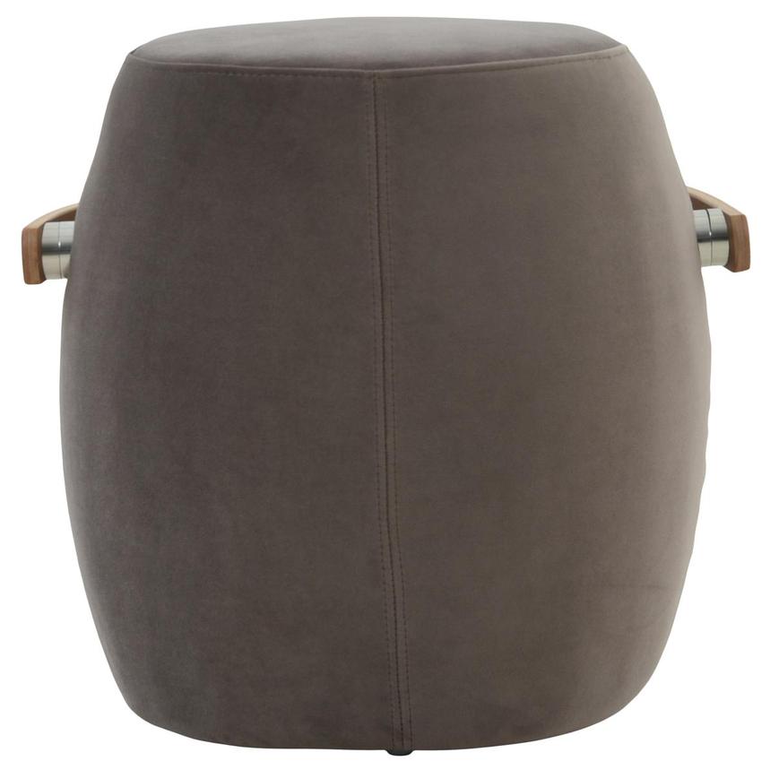 Short and Stout Gray Ottoman w/ Handle  alternate image, 3 of 6 images.