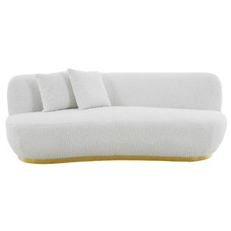 Zina White Sofa