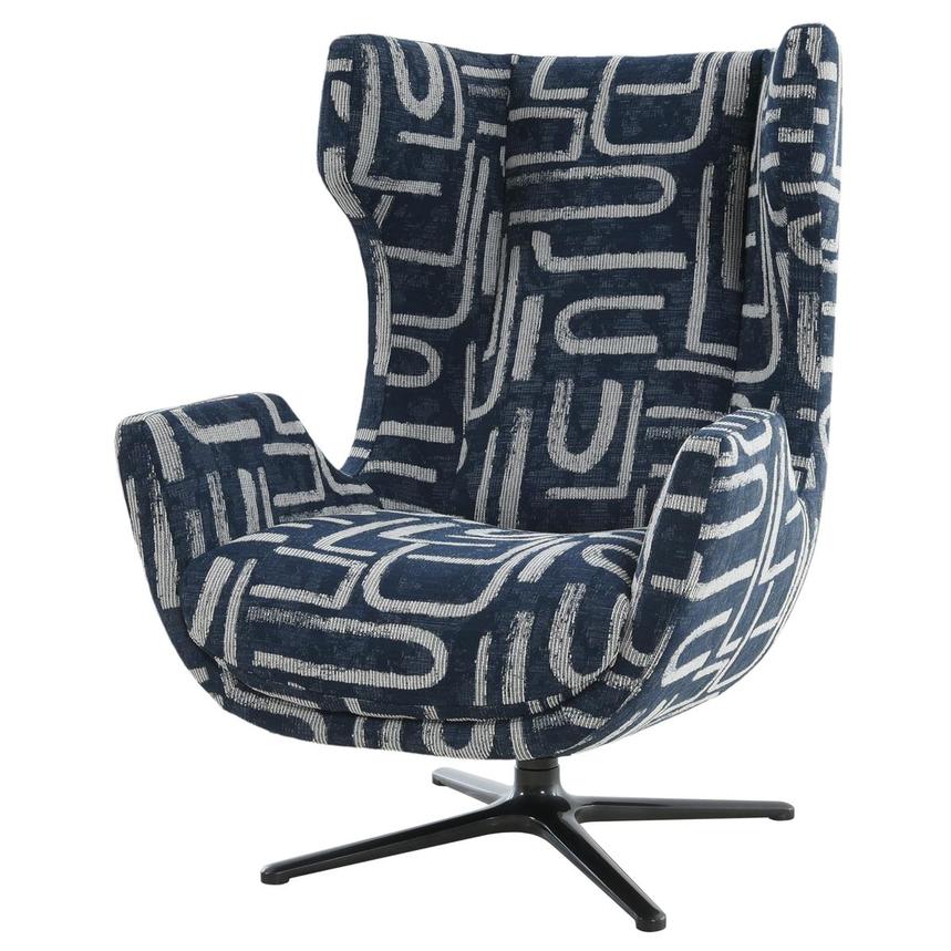 Domenico Blue Accent Chair  main image, 1 of 11 images.