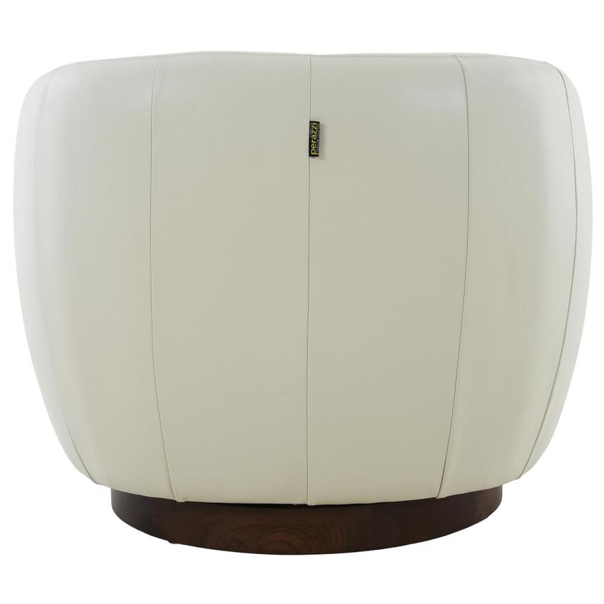 Leyla Cream Leather Accent Chair  alternate image, 5 of 10 images.