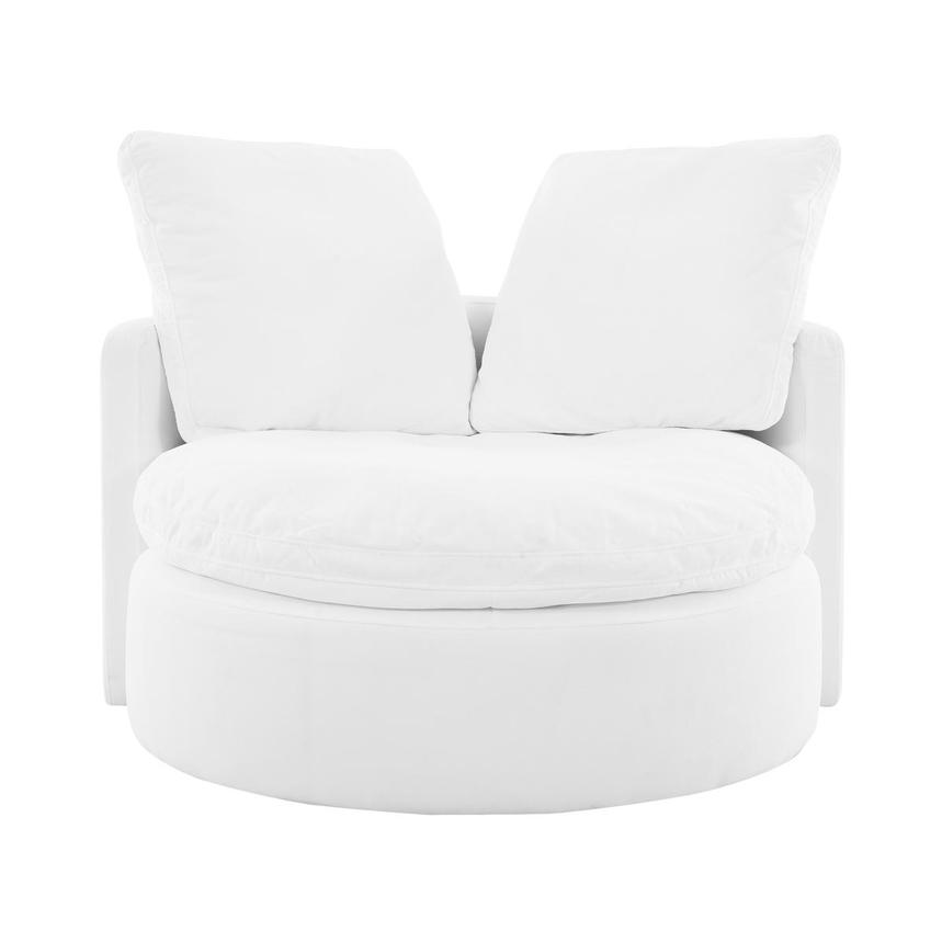 Piper White Accent Chair  main image, 1 of 9 images.