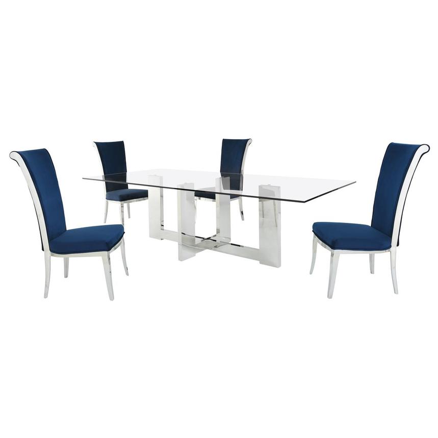 Opus/Joy Blue 5-Piece Dining Set  main image, 1 of 12 images.