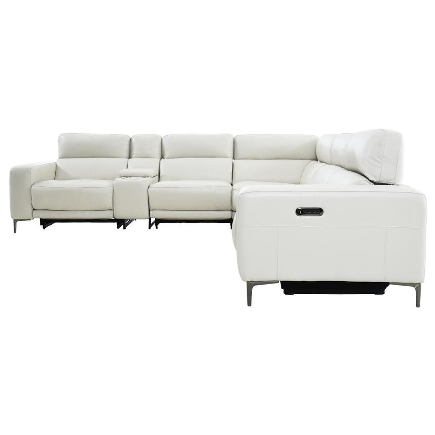 Beckham Leather Corner Sofa with 6PCS/3PWR  alternate image, 3 of 16 images.