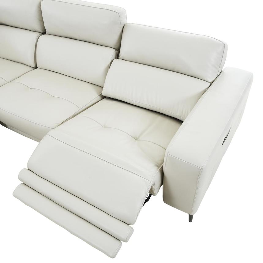Beckham Leather Corner Sofa with 6PCS/3PWR  alternate image, 8 of 16 images.