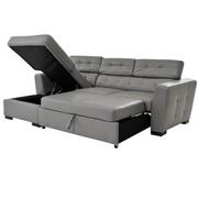 Reeve Gray Sleeper w/Left Chaise  alternate image, 2 of 7 images.
