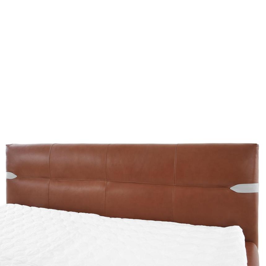 Phoenix Tan King Leather Bed  alternate image, 4 of 7 images.