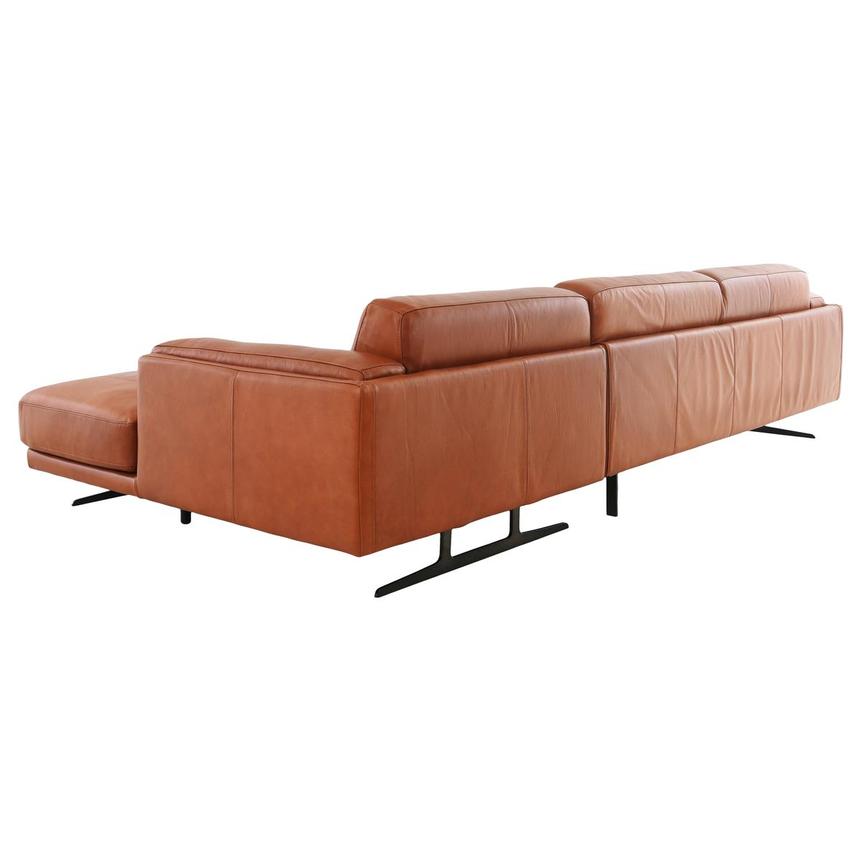 Symphony Leather Sofa w/Right Chaise  alternate image, 4 of 10 images.